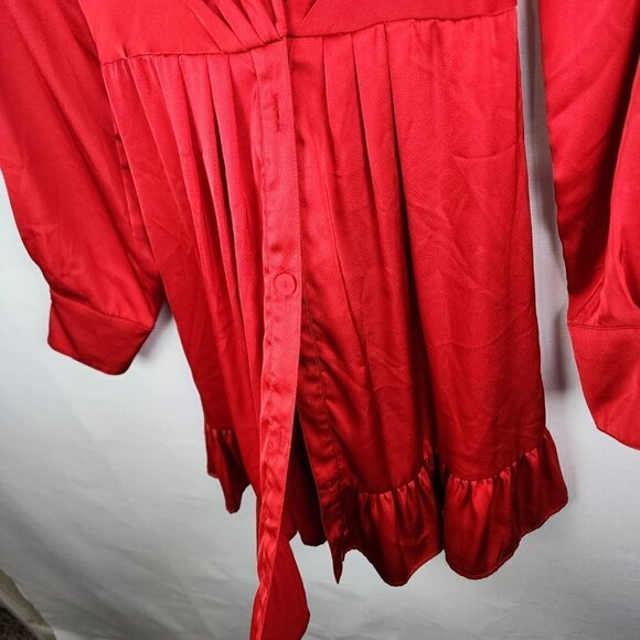 Flawed Marissa Webb Satin Mini Dress 2 - Picture 7 of 8